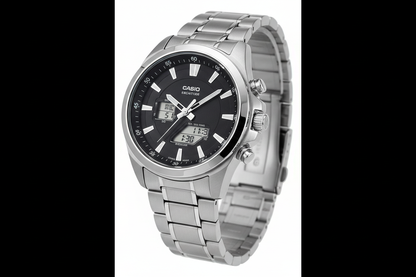 CASIO ANALOGUE DIGITAL MENS STAINLESS STEEL